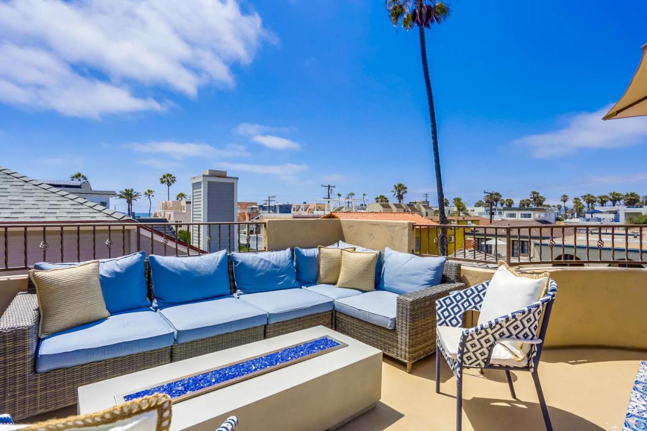 Stunning Ocean View Home W Rooftop Terrace, Firepit, Fast Wifi, Ac & Parking! سان دييغو المظهر الخارجي الصورة